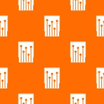 Computer processor pattern seamless Illustrazione stock