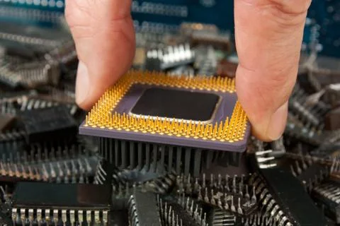 Computer processor Foto stock