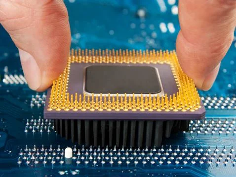 Computer processor Foto stock