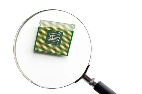 Computer processor. Stock Photos