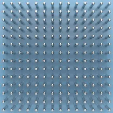 Computer processor pins イラスト素材