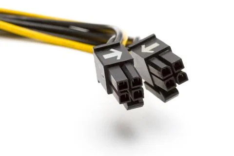 Computer processor power connector Foto stock