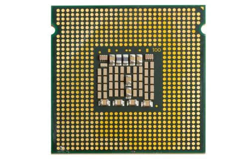 Computer processor on a white background 写真素材