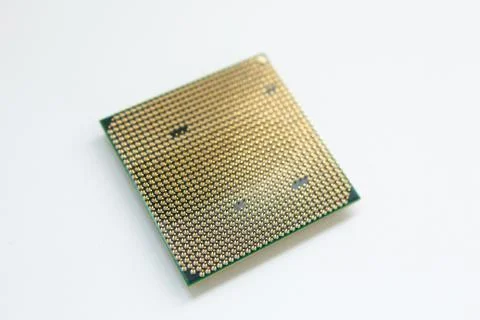 Computer processor on a white background 写真素材