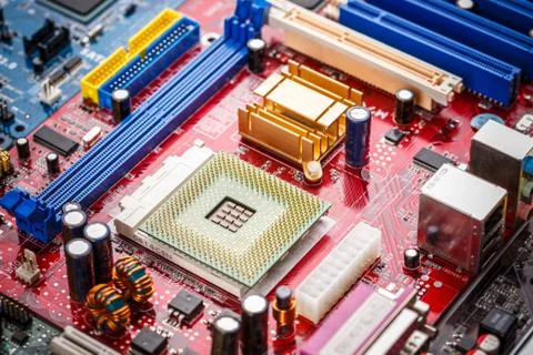 Computer processors CPU concept 스톡 사진