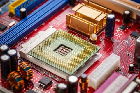 Computer processors CPU concept 스톡 사진