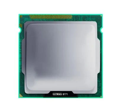 Computer Processors CPU High resolution 3d render no shadow イラスト素材