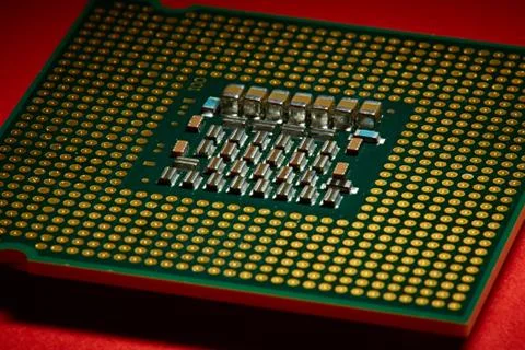 Computer processors CPU Stock Photos