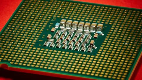 Computer processors CPU Stock Photos