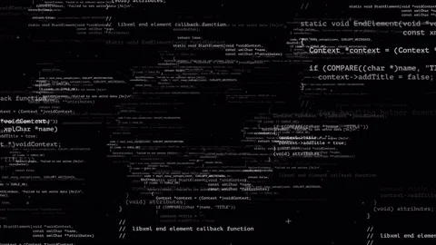 Computer Program Code Stock Footage 205305675