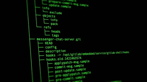 Computer Program Code Moving On A Screen. Loopable Stock Footage 64154495