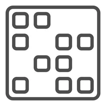 Computer program line icon, Black bookkeeping concept, application software sign イラスト素材