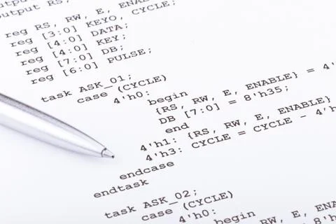 Computer program Stock-Fotos