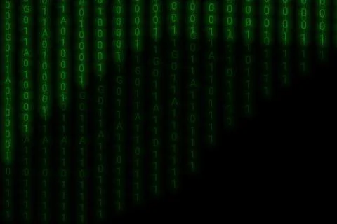 Computer program,digital statistics,computer generated hacking information te Foto stock