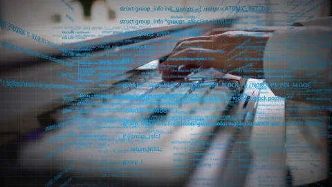 Computer programmer Keyboard Typing Code Stock Footage 166681604