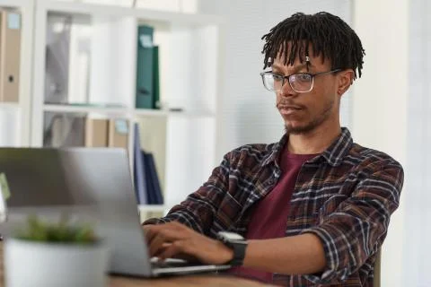Computer Programmer Using Laptop Stock Photos