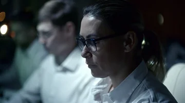 Computer Programmers Working in Dark Office Stock Footage 85827026