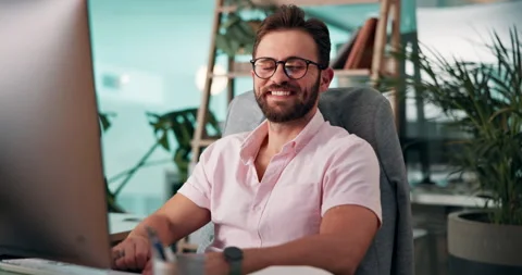 Computer, programming and web development with face of man coding software in Stock Footage 305896248