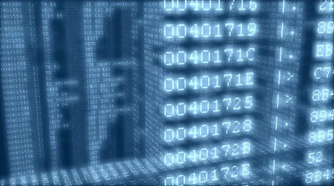 Computer programming code abstract fly through Stock Footage 51515307