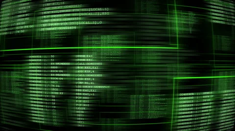Computer programming code abstract scrolling by Stock Footage 51661955