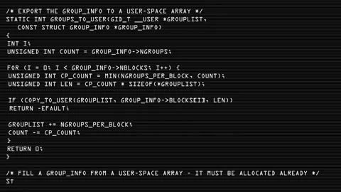 Computer programming code concept animation isolated on black background Stock Footage 324624794