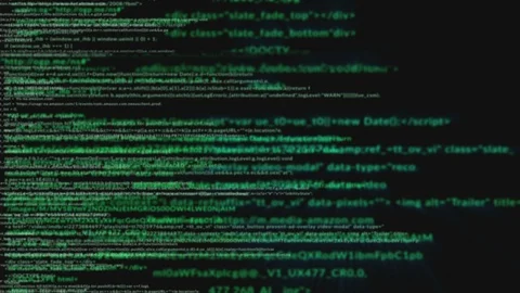 Computer programming code, cyber security, computer hacker Stock Footage 103222671