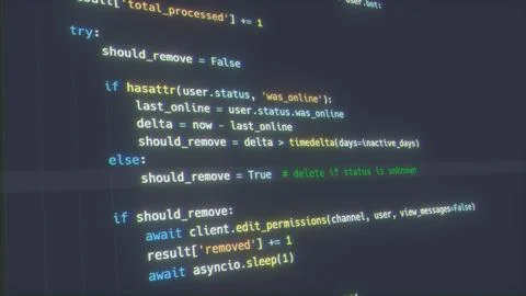 Computer programming code Stock Illustration