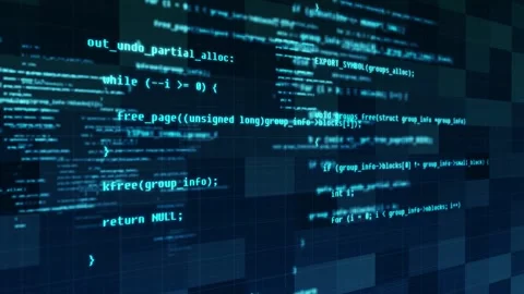 Computer programming code operations Stock Footage 288183137