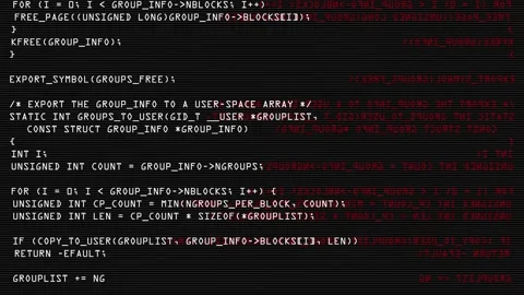 Computer programming code scrolling animation isolated on black background Stock Footage 324624787