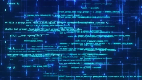 Computer programming code scrolling Stockbeeldmateriaal 316522934