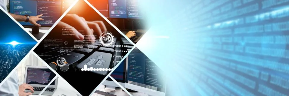 Computer programming, coding and AI artificial intelligence NLP data development Stock-Fotos