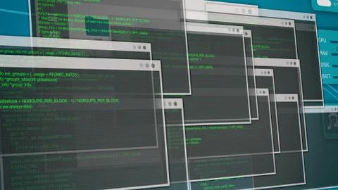 Computer programming concept Stock Illustration