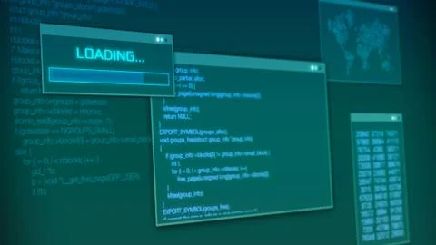 Computer programming concept Stock Illustration