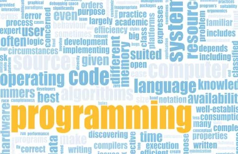 Computer programming 스톡 일러스트