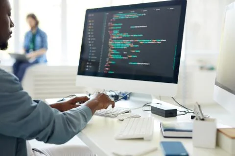 Computer programming Stock Photos