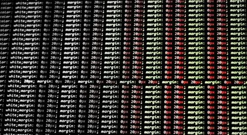 Computer programming source code.Abstract computer script source code . Stock Photos