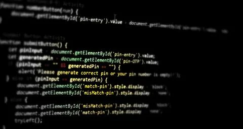 Computer programming source code.Abstract computer script source code . 스톡 사진