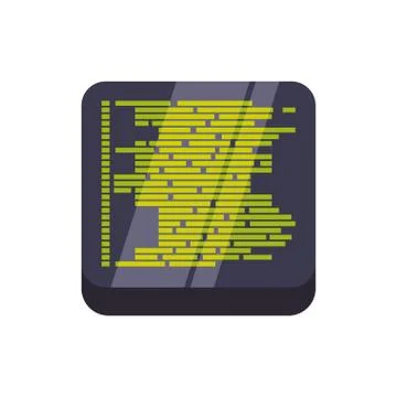 Computer programming technology Illustrazione stock