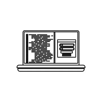 Computer programming technology Stock Illustration