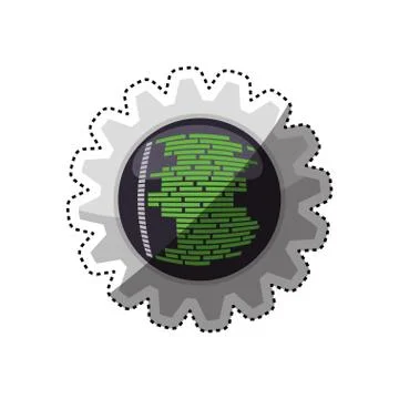 Computer programming technology 스톡 일러스트