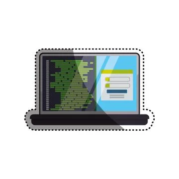 Computer programming technology Stock Illustration