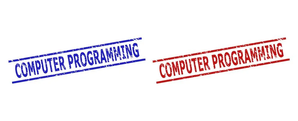 COMPUTER PROGRAMMING Watermarks with Corroded Surface and Parallel Lines 스톡 일러스트