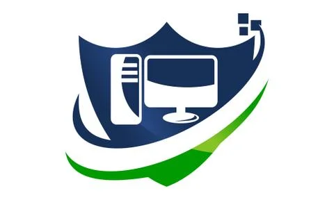 Computer Protection Stock Illustration