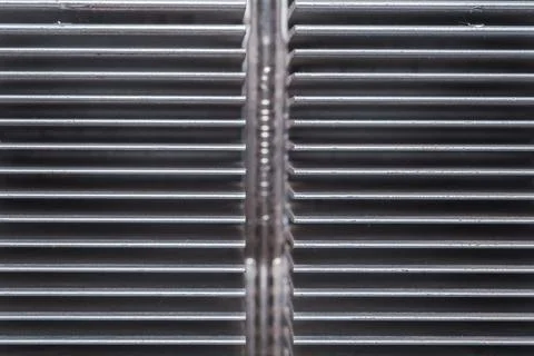 Computer radiator abstract macro background. processor cooling system Stock Photos