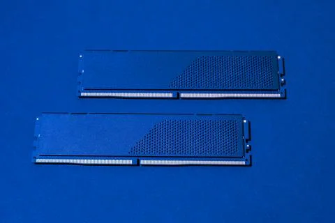 Computer RAM chip. memory modules. Computer technology. 스톡 사진