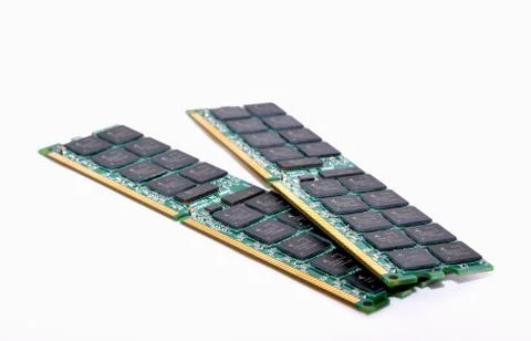 Computer RAM Memory Card Stock Photos