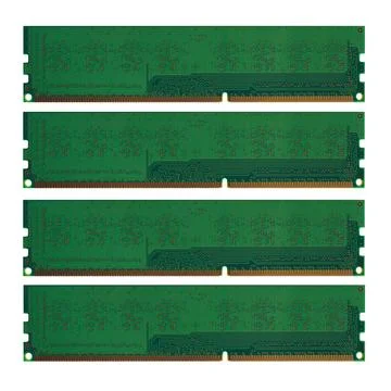 Computer RAM modules Stock Photos