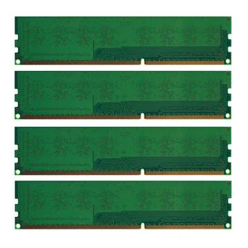 Computer RAM RAM Random Access Memory modules for PC personal computer iso... Stock Photos