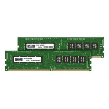 Computer ram sticks with green circuit boards and black chips Stock Illustration