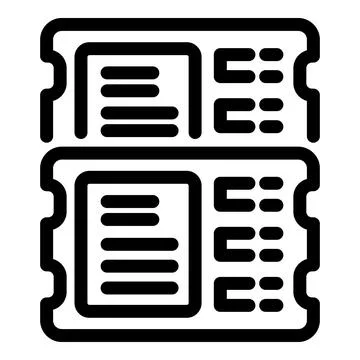 Computer random access memory modules icon representing data storage Stock Illustration